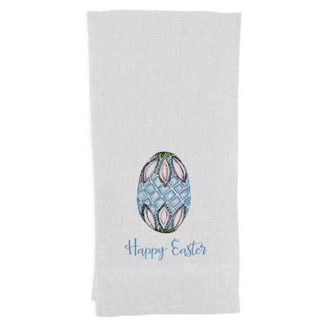 Blue Egg Easter Guest Towel