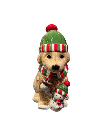 Holiday Paws Cookie Jar