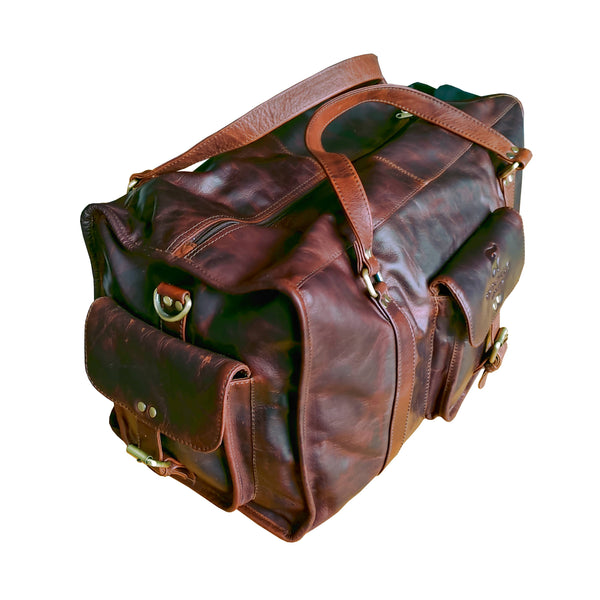 Stamford – Full Leather Vintage Style Travel Bag / Holdall
